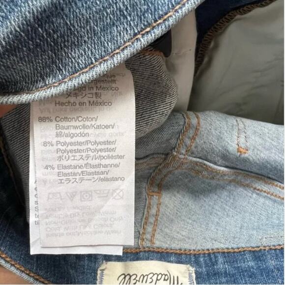 Madewell 10" High-Rise Skinny Jeans: Drop Step-Hem Edition - Picture 11 of 13